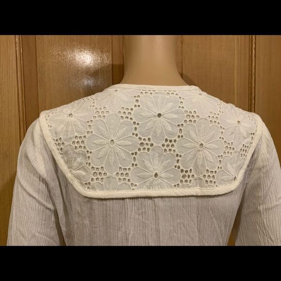 Knox Rose Boho Vanilla Long Sleeve Dress - Picture 4 of 7